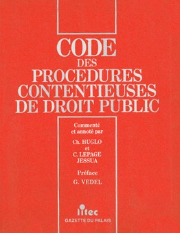 Code des procédures contentieuses de droit public