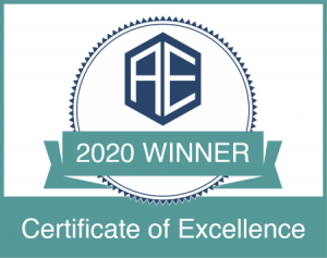 AE 2020 WINNER Certificate of excellence