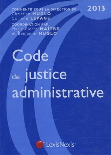 Code de justice administrative 2013